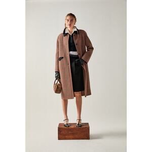 Color Block Coat - Size Small